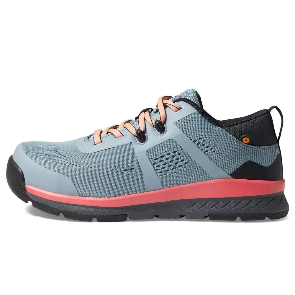 BOGS SANDSTONE KNIT LOW TR COMPOSITE SAFETY TOE STONE BLUE 9.5 B (M)